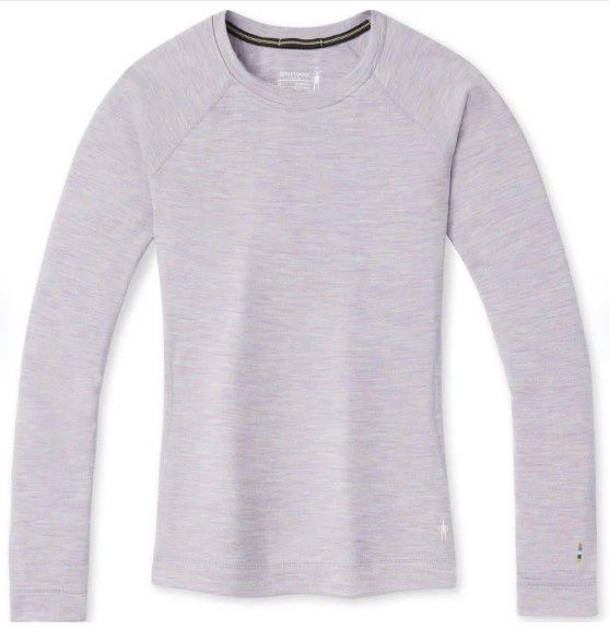 Women's Classic Thermal Crew, COLOR: PURPLE ECLIPSE HEATHER, SIZE: XL