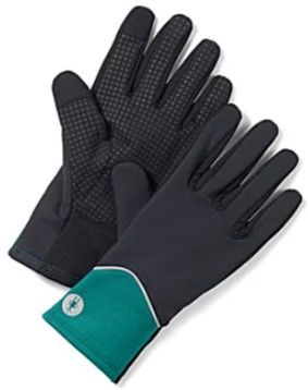 Smartwool Active Fleece Wind Glove, COLOR: EMERALD GREEN, SIZE: S