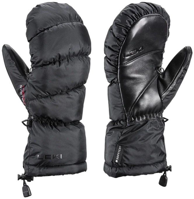 Leki Women's Glace 3D Mitt, COLOR: BLACK, SIZE: XS/7