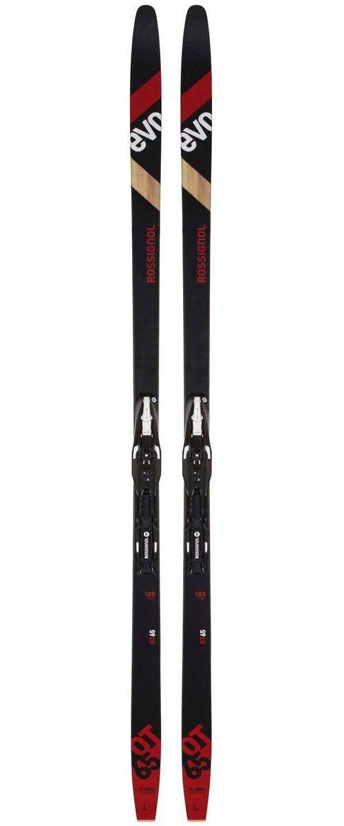 Rossignol Evo OT65 Positrack Ski, Binding: Step-In Adult, COLOR: BLK/RED, SIZE: 175
