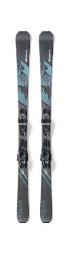 Nordica Women's Wild Belle 78CA &amp; TP2 Comp 10 Binding, Binding: TP2 Comp 10, COLOR: Black/Water, SIZE: 144