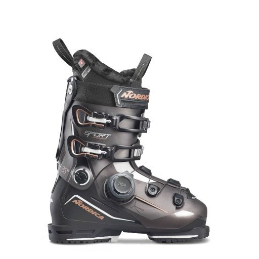 Nordica Women's Sportmachine 3 85 BOA, COLOR: Brz/Blk/Pnk, SIZE: 24.5