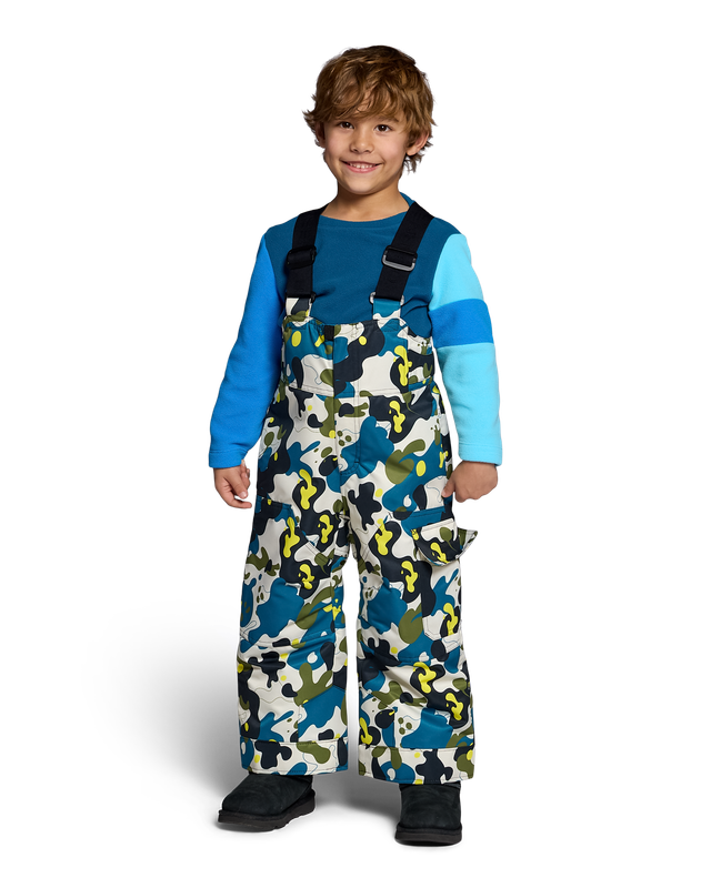 Boy's Volt Print Bib Pant