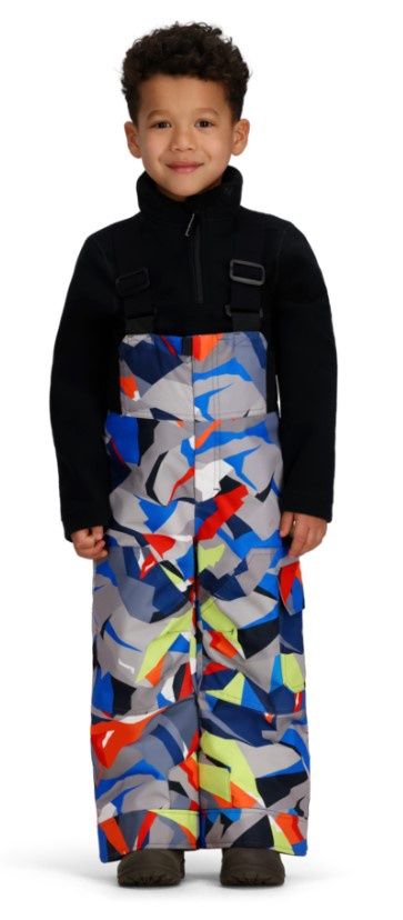 Boy's Volt Print Bib Pant, COLOR: Kaleido-slope, SIZE: 3