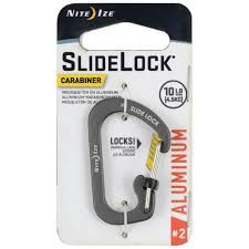 Nite Ize S-Lock Aluminum, COLOR: CHARCOAL, SIZE: #2