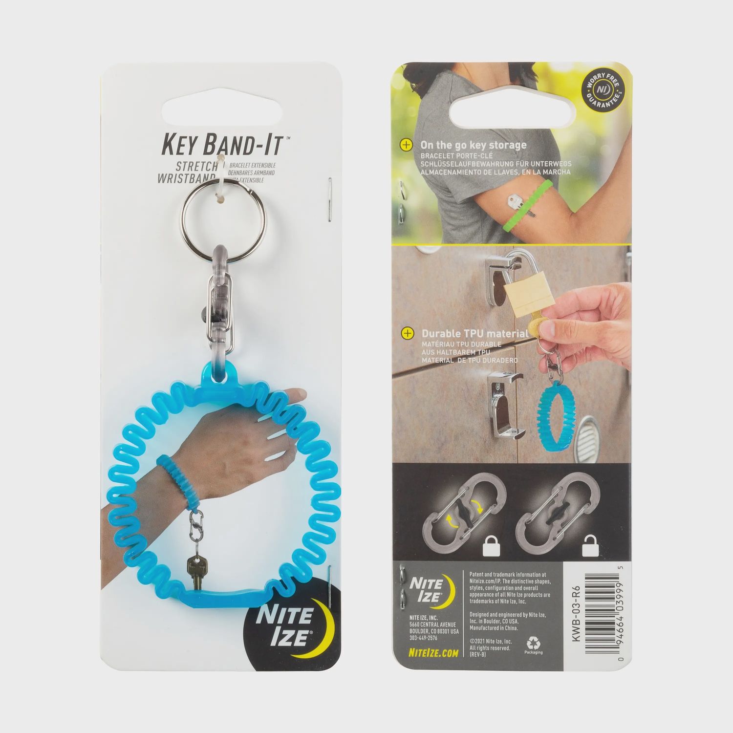 Nite Ize Key Band-It, COLOR: BLUE