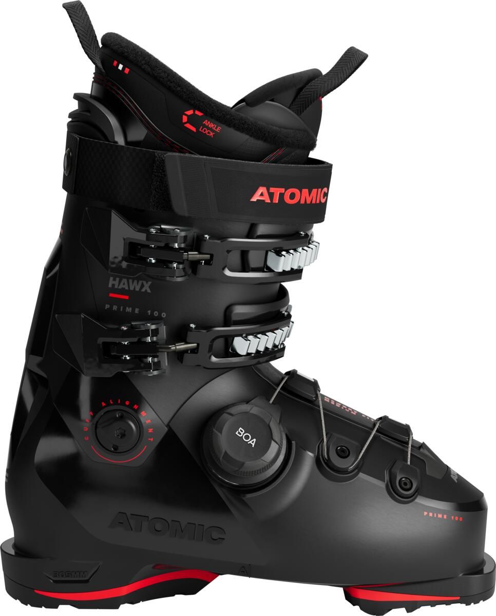 Atomic Hawx Prime 100 BOA Boot, COLOR: Black / Red, SIZE: 26/26.5