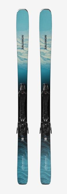 Salomon Women's Stance 80 + M10 GW Binding, Binding: M10 W, COLOR: Alaskan Blue / Porcelain / Lime Cream, SIZE: 151