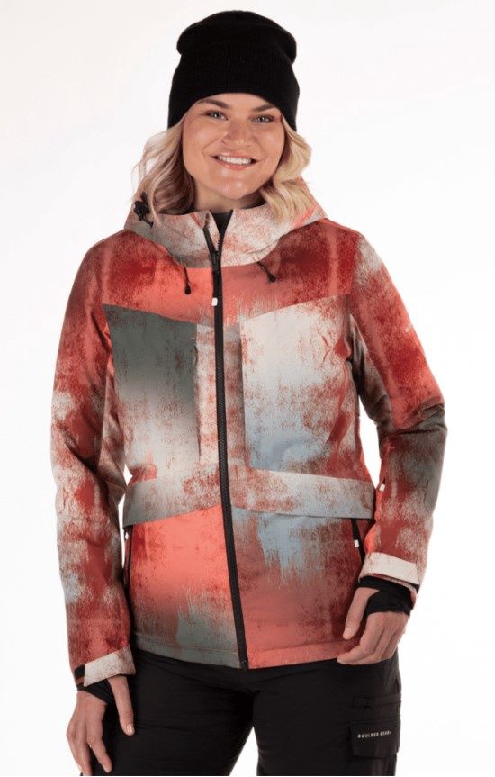 Women's Whimsical Jacket, COLOR: Brush Stroke, SIZE: S