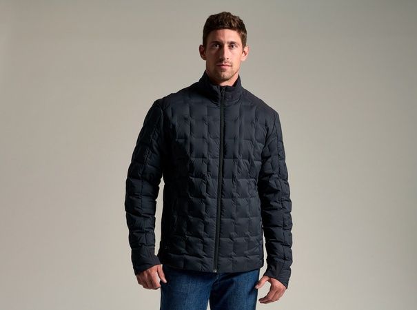 Men's Firestorm Down Jacket, COLOR: Blackout, SIZE: M