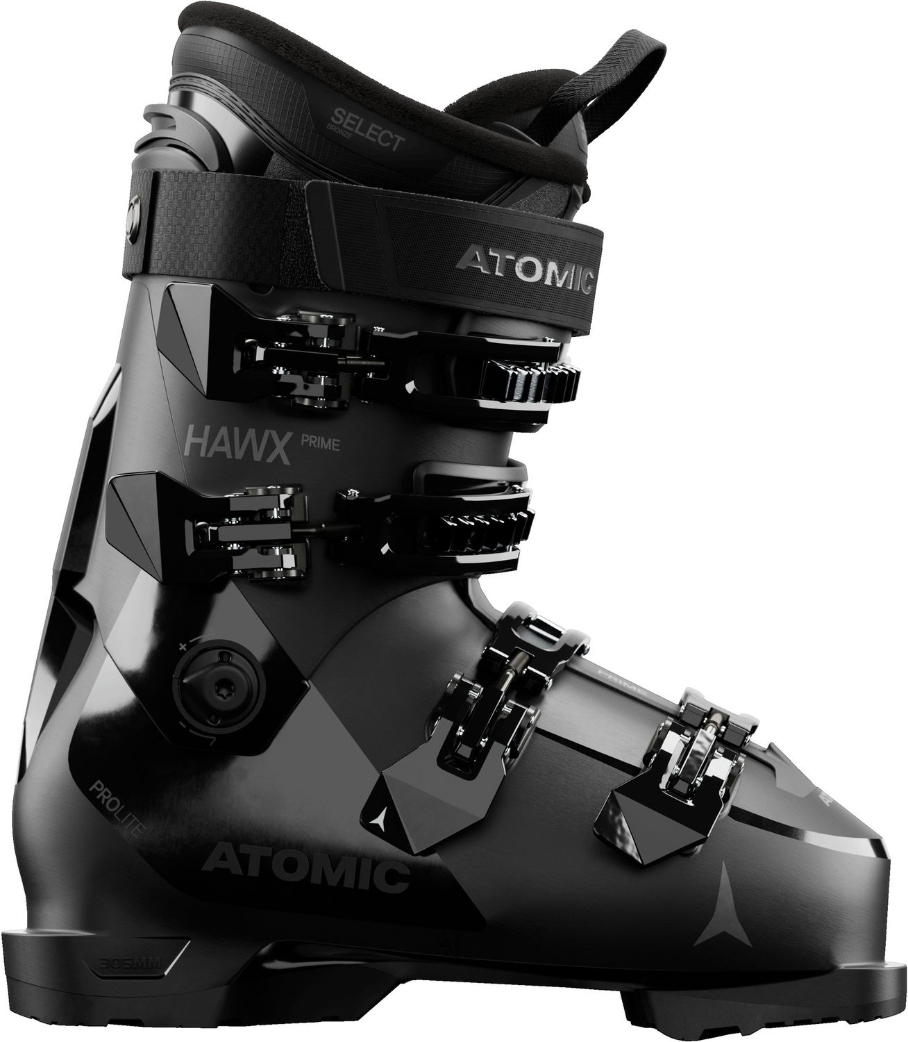 Atomic Hawx Prime Boot 2027, COLOR: Black/Slate, SIZE: 25/25.5