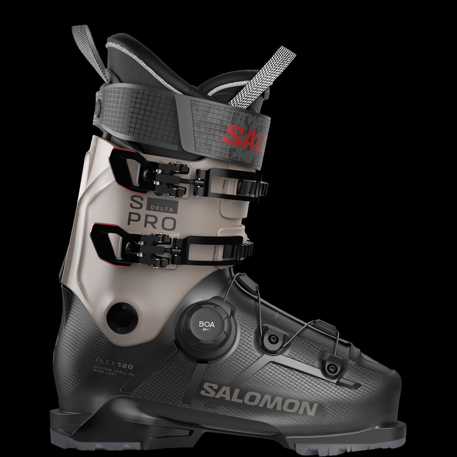 Salomon S/Pro Delta 120 BOA GW Boot, COLOR: Black / Roasted Cashew / Samba Met., SIZE: 26/26.5