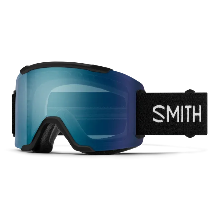 Smith Squad Goggles, COLOR: Black, Lens: ChromaPop Everyday Blue Mirror/Clear