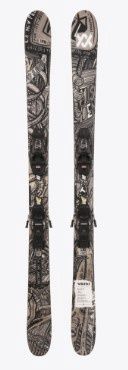 Volkl Youth Revolt Urban Jr + Vmotion Binding, Binding: 7.0 Vmotion Jr B86 Blk/Anth, SIZE: 138