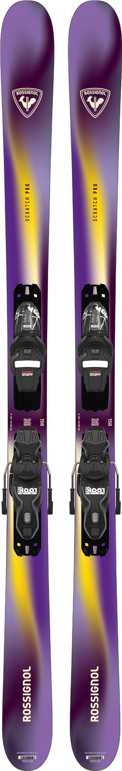 Rossignol Scratch Pro + Xpress 10 Binding, Binding: Xpress 10 GW B83 Black, SIZE: 138