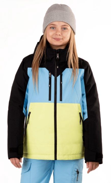 Boulder Gear Girl's Andie Jacket, COLOR: Sunny Lime, SIZE: S