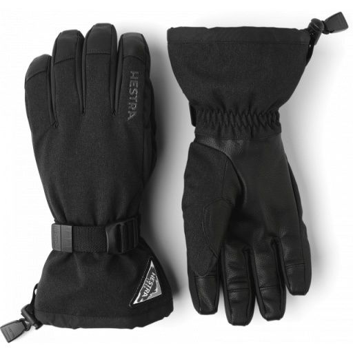 Hestra Powder Gauntlet Glove, Colour: black, SIZE: 8