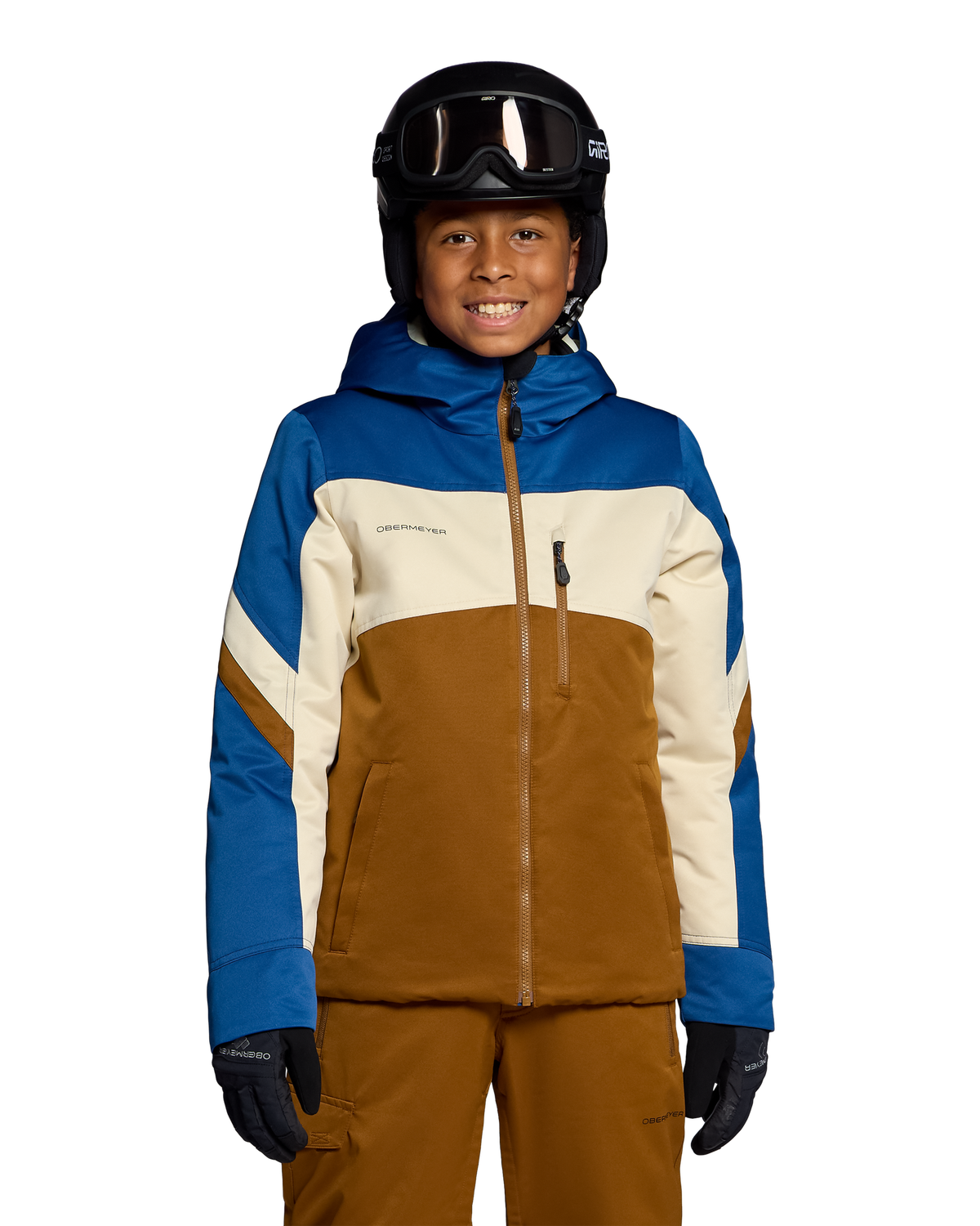 Obermeyer Boy's Fleet Jacket, COLOR: Cowboy Blue, SIZE: S
