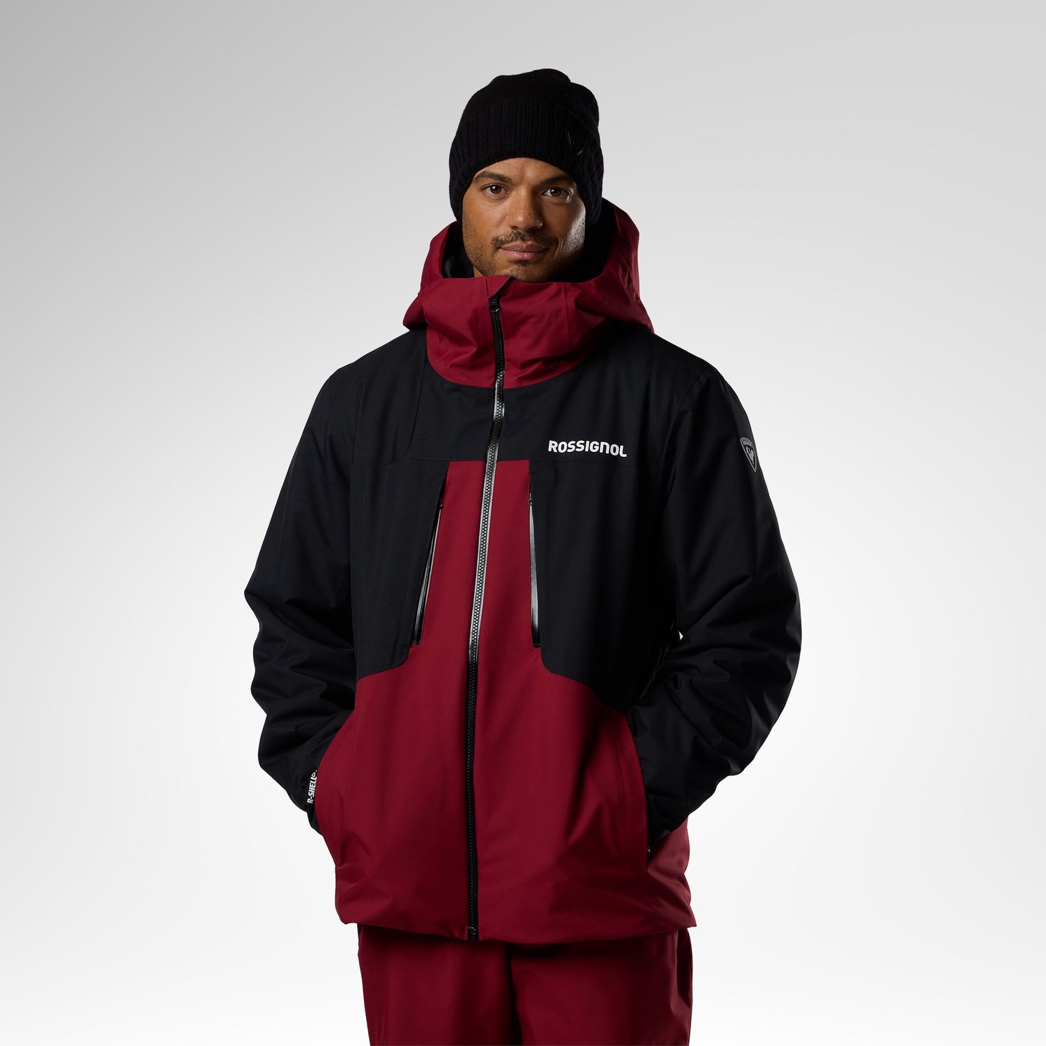 Rossignol Men's Velika Insulated Jacket, COLOR: Tibetan Red/Black, SIZE: M