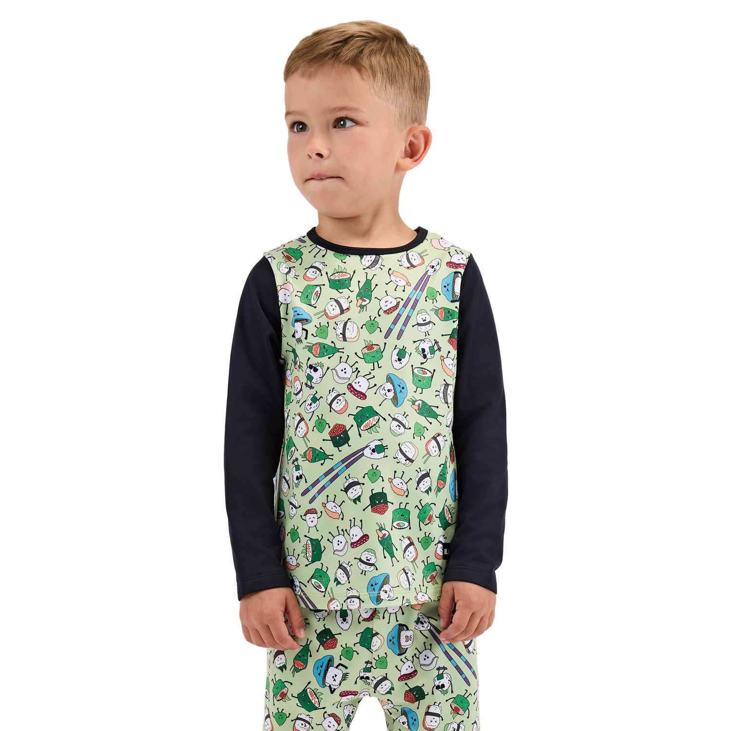 BlackStrap Youth Little Pine Crewneck Top, COLOR: Sushi Sprout, SIZE: 4T