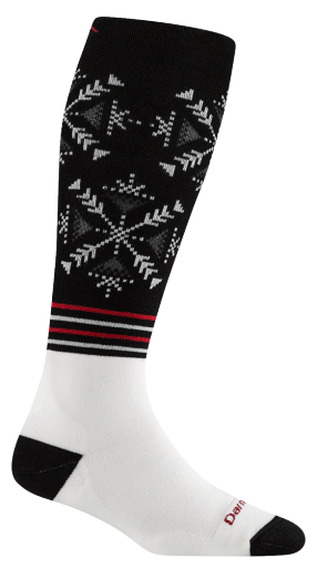 Darn Tough Women's Snowfall OTC Midweight Cushion Sock, Colour: black, SIZE: S