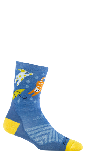 Darn Tough Women's Ruff Weather Micro Crew Ultra Light No Cushion Run Sock, SIZE: S