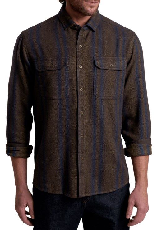 Kuhl Men's Psyk-Out Long Sleeve Top, COLOR: Bronze Blue, SIZE: M