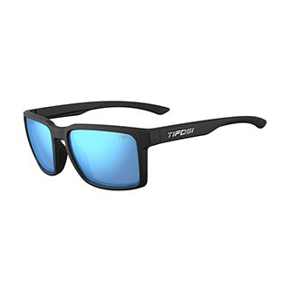 Tifosi Sylo Glasses, COLOR: Blackout, Lens: Smoke Bright Blue Mirror
