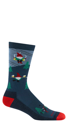 Darn Tough Men's Gnome Patrol Crew Lightweight Cushion Sock, COLOR: Arctic, SIZE: M