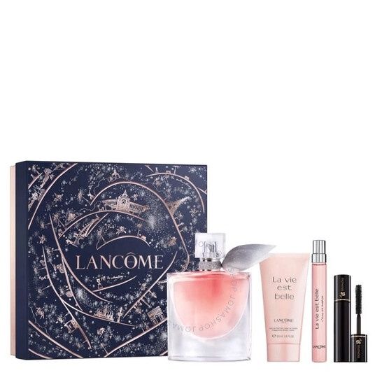 WS- Lancome La Vie Est Belle EDP 3.4 4pcs Set