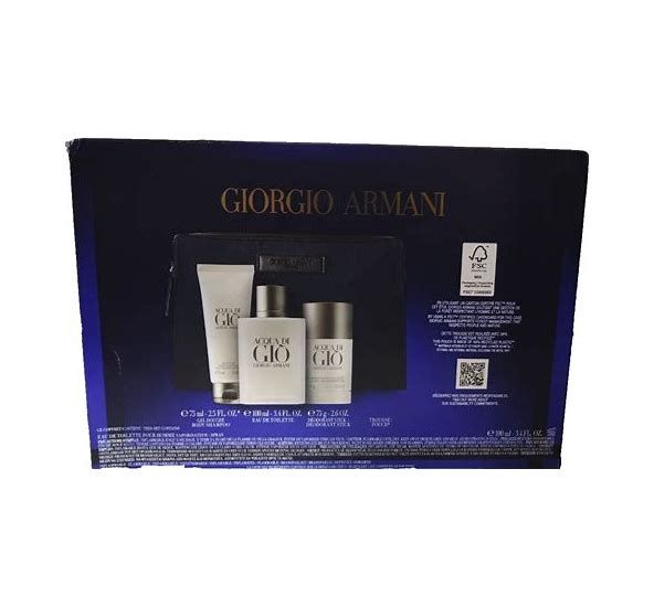 MS- Acqua Di Gio EDT 3.4oz 4PC