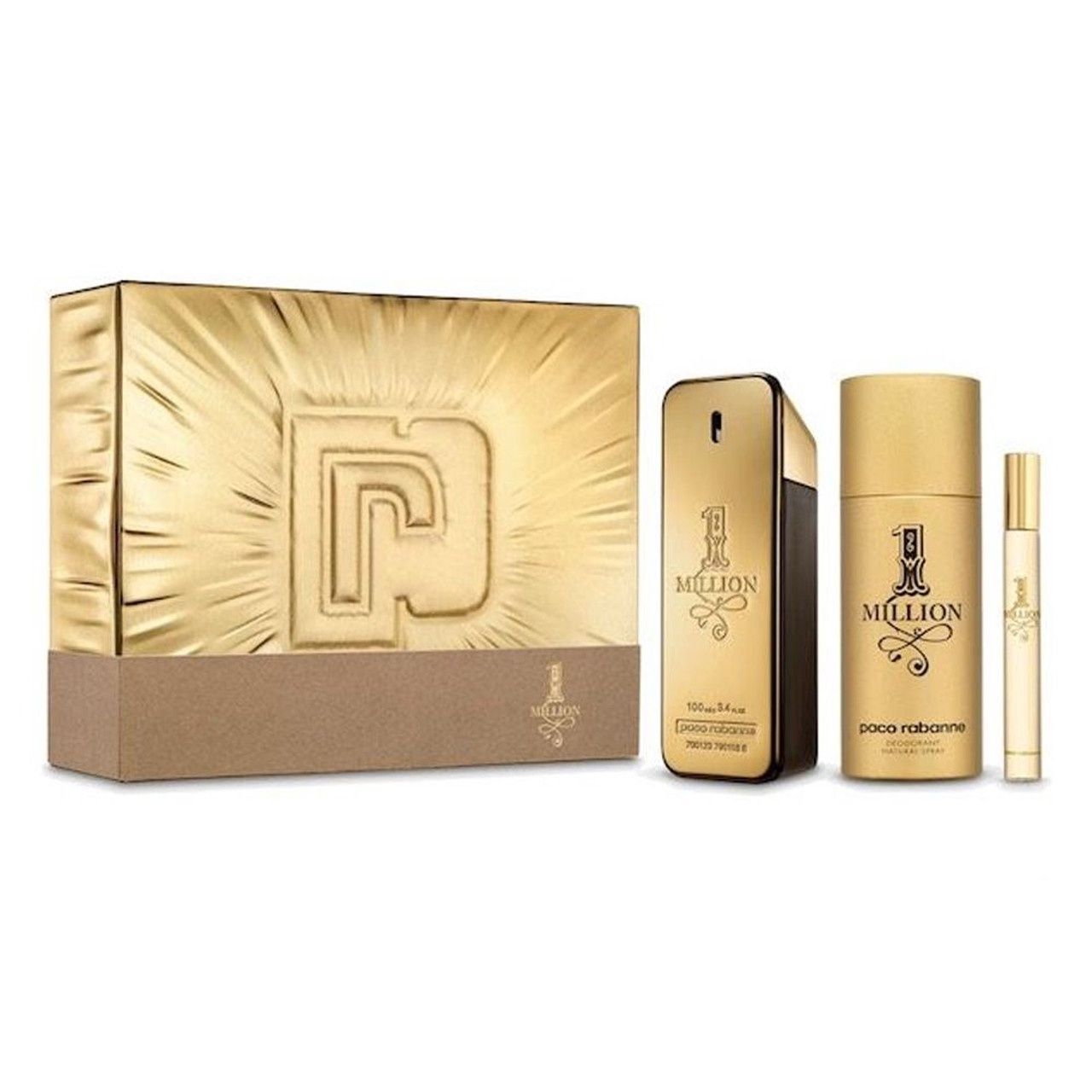 MS- 1 Million EDT 3.4oz 3PC