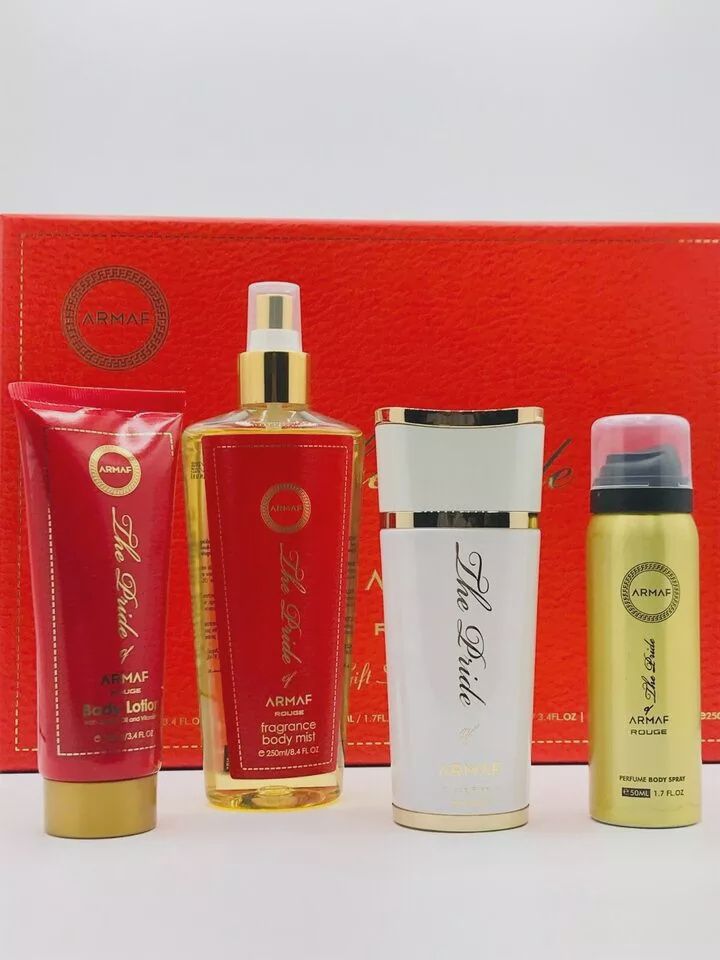 WS- The Pride fo Armaf Rouge EDP 3.4oz 4pcs Set