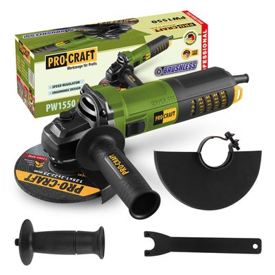 Szlifierka kątowa Procraft PW1550: Bezszczotkowa Moc i Precyzja