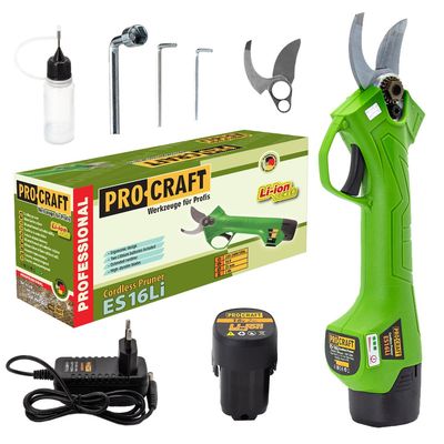 Sekator akumulatorowy Procraft ES16Li (z 1 akumulatorem i ładowarką)