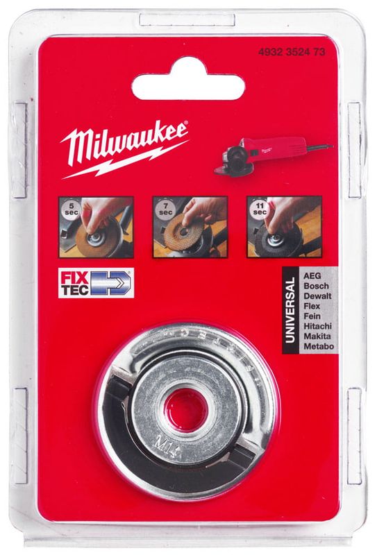 4932352473 Nakrętka FIXTEC do szlifierki kątowej M14 Milwaukee