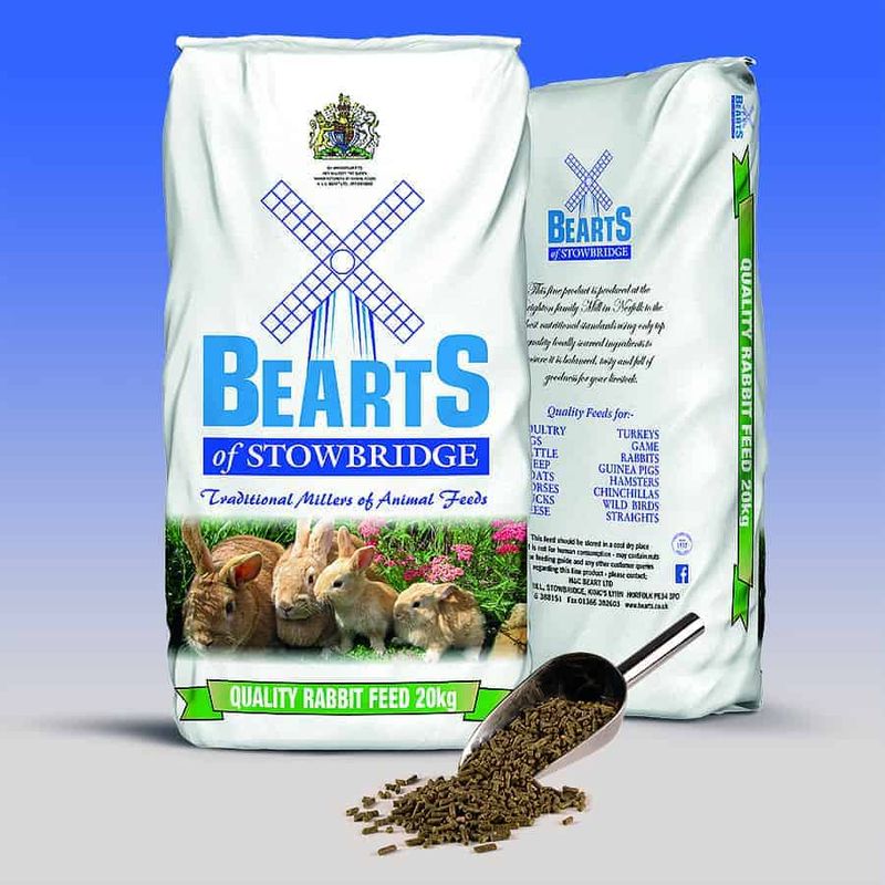 Bearts Rabbit, Guinea Pig  & Hamster Pellets 3kg