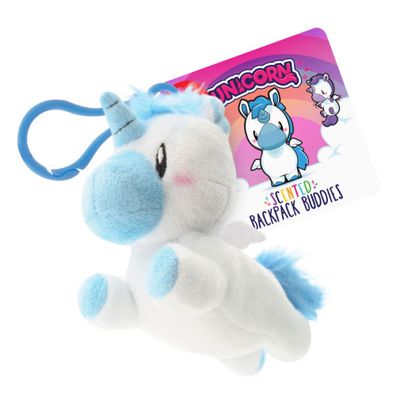 Blue Raspberry Unicorn Backpack Buddy