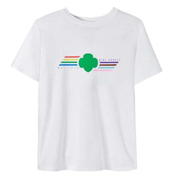 Adult Trefoil Rainbow Tee