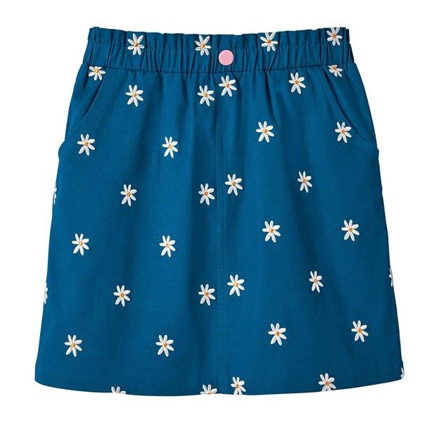 Daisy Embroidered Skirt
