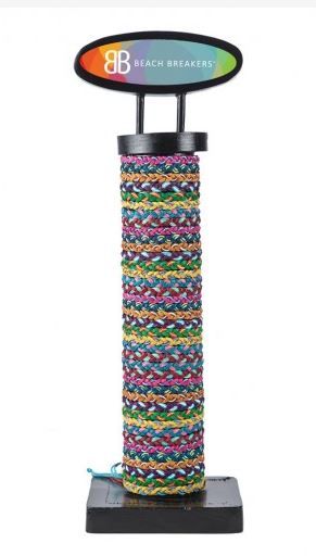 Leather &amp; Cotton Bracelet 60-071
