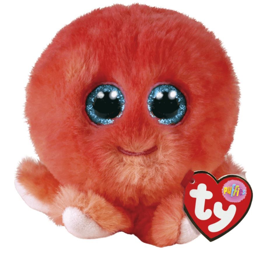TY Puffies Sheldon Octopus