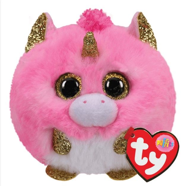 TY Puffies Fantasia Unicorn