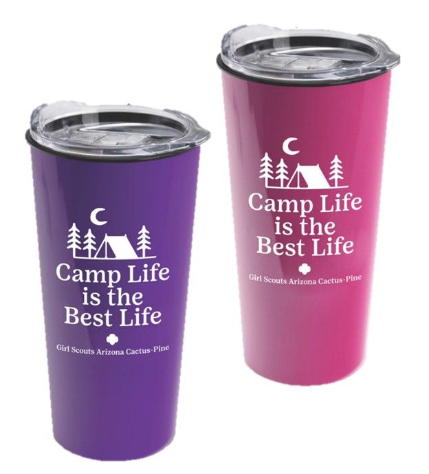 18oz Travel Tumbler Camp Life