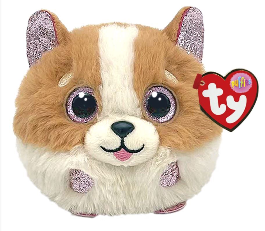 TY Puffies Tanner Dog