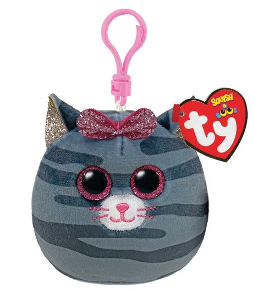 TY Kiki Squish Clip cat
