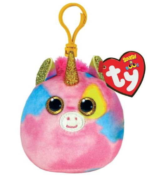 TY Fantasia Squish Clip unicorn