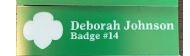 Unframed 2-Line ID Pin with Magnetic Backing 16022