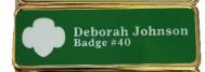Framed 2-Line ID Pin with Magnetic Backing 16002