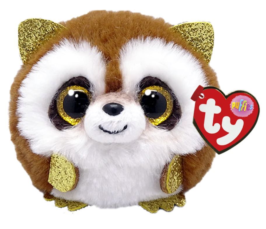 TY Puffies Pickpocket Racoon